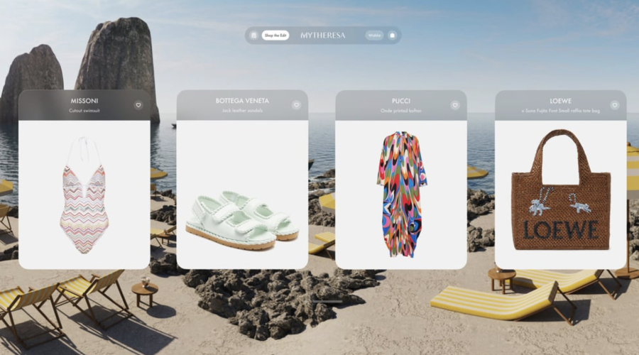 Mytheresa launches immersive shopping experience for Apple Vision Pro