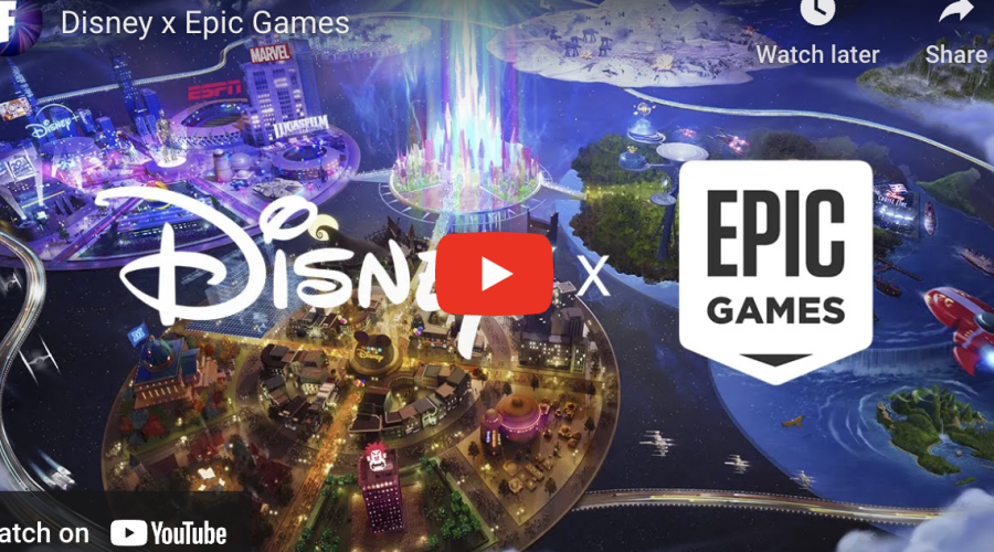 Disney and Epic Games will partner on an “all-new games and entertainment universe”