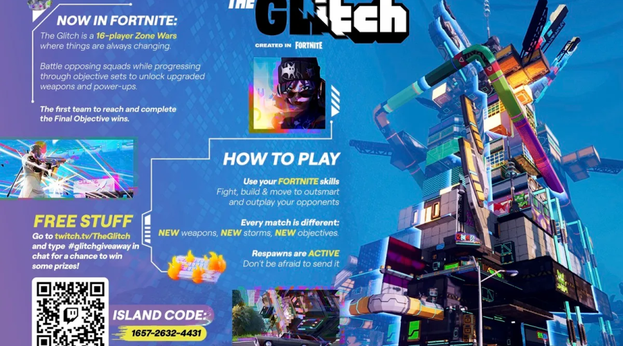 Twitch Unveils Brand Customized Fortnite Game World The Glitch