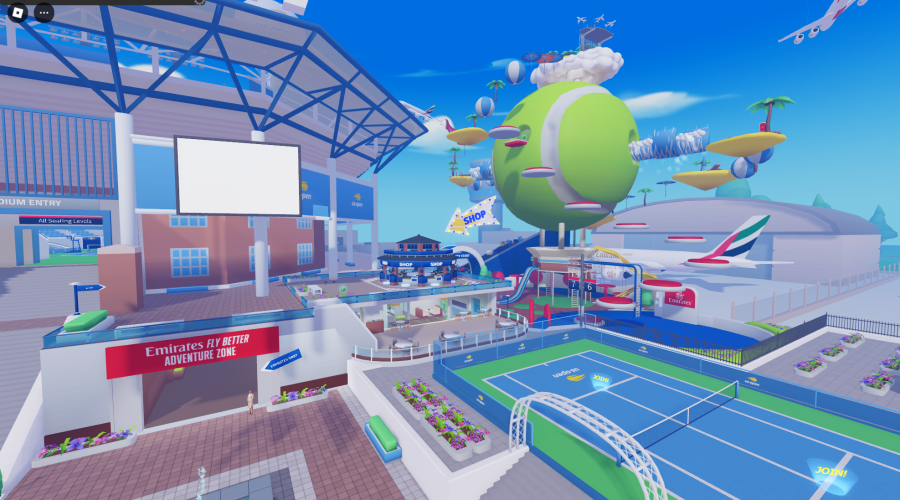 Why the US Open is building a tennis metaverse inside Roblox